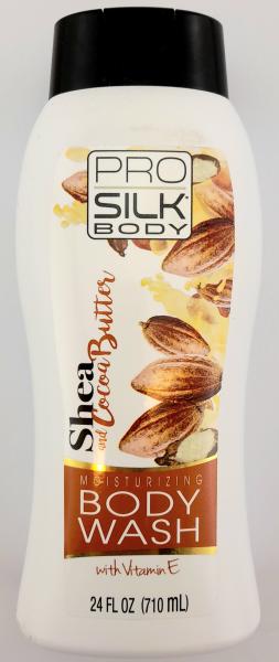 PRO SILK Body Wash  Moisturizing Body Wash 'Shea & Cocoa Butter' with Vitamin E 710 ml